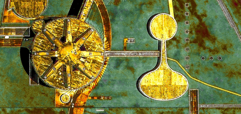 Illustration for article titled These Stunning Geometric Patterns Were Created From Google Earth Images